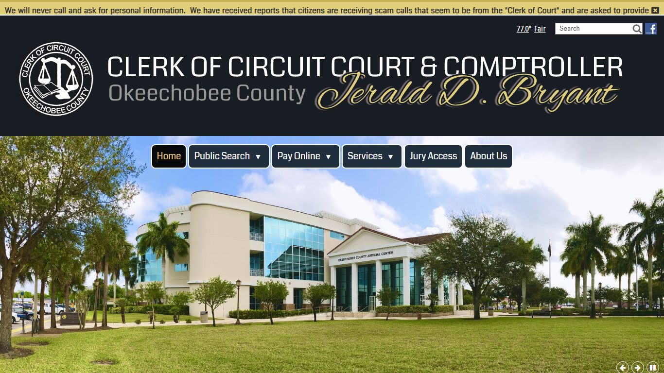 Okeechobee County Clerk of Circuit Court and Comptroller